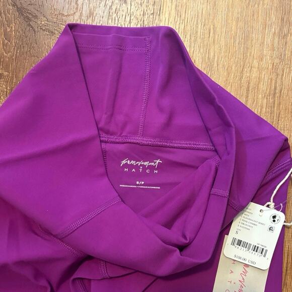 NWT Free People Movement x Hatch Never Better Maternity Leggings Purple Size S - Picture 5 of 7